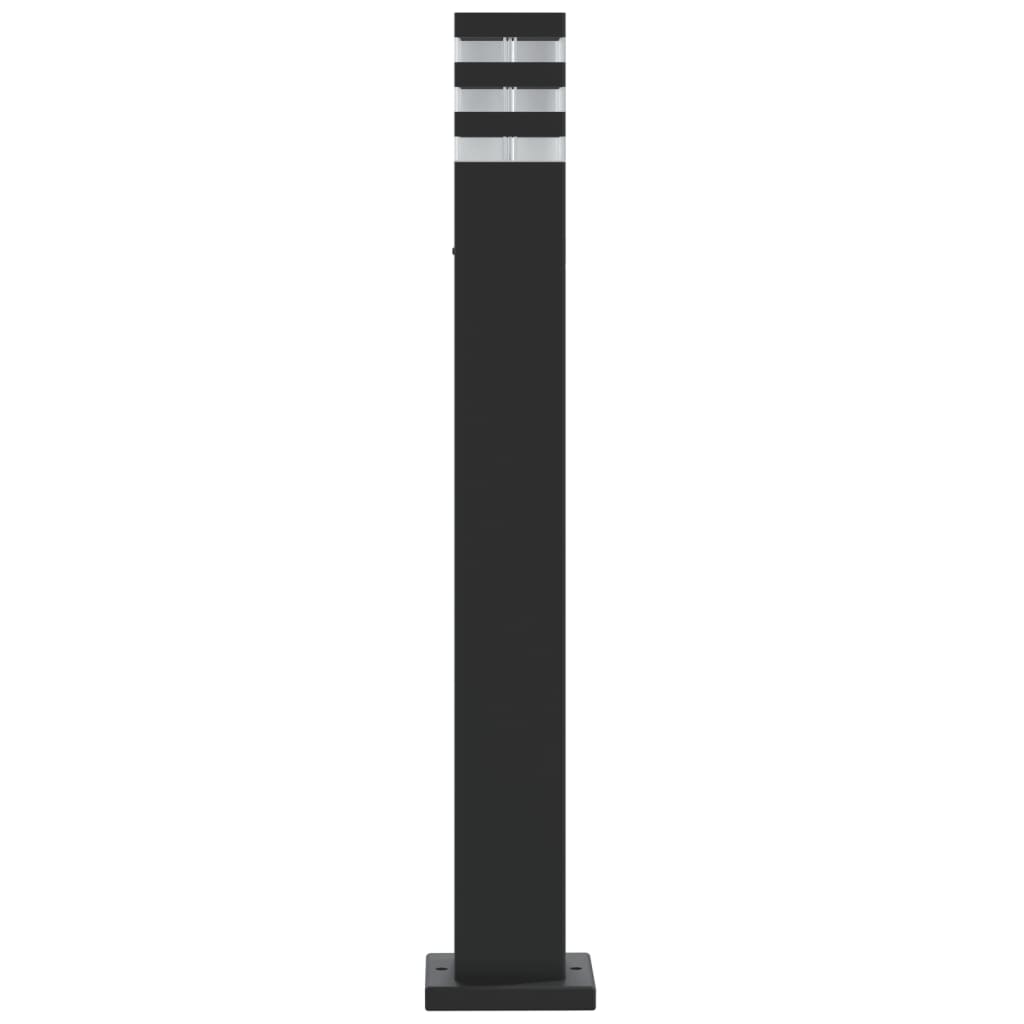 Lampadaire d'extérieur aluminium noir - 80 cm, 1, base - number 5.