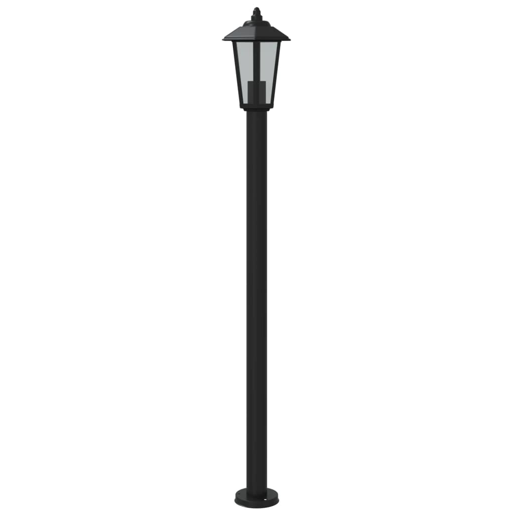 Lampadaires d'extérieur pcs. acier inoxydable - noir, 120 cm, 3, 1 - number 4.