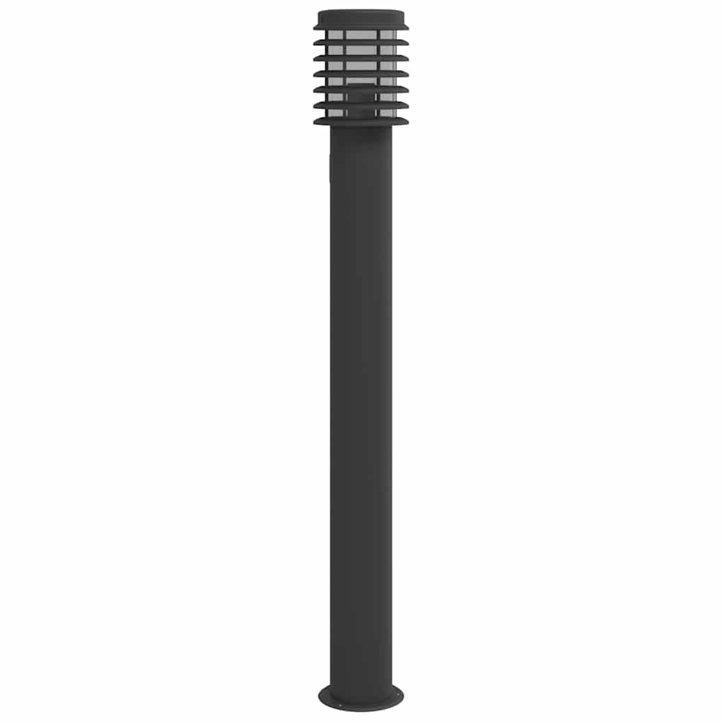 Pcs de lampes standard extérieures. prise 110 cm en acier inoxydable - noir, 3, 1, sans douille - number 4.