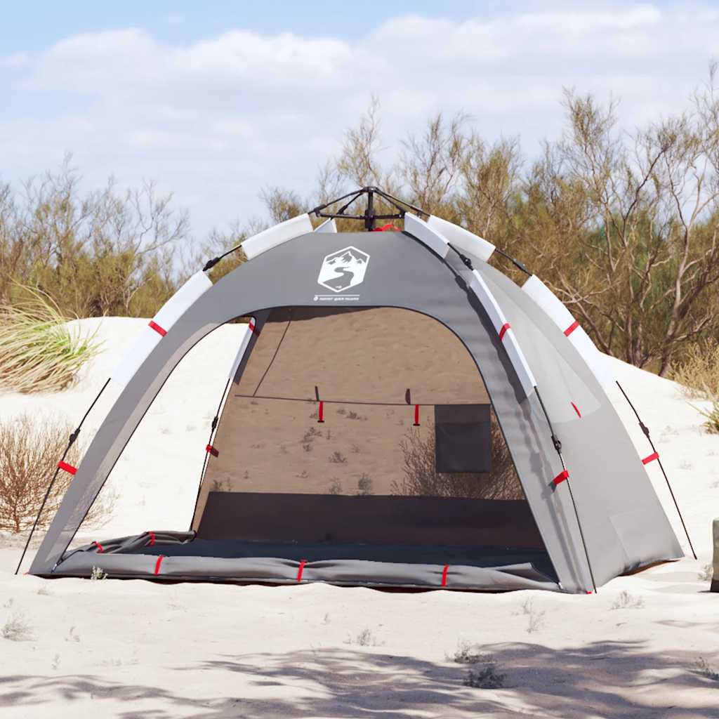 2-personers campingtelt vandtæt quick-release - grå, 1, x, x - number 1.