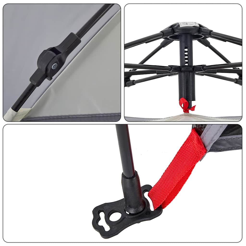 Camping-tent waterdichte snelle release-grijze, 2-persoons, 1, x - number 12.