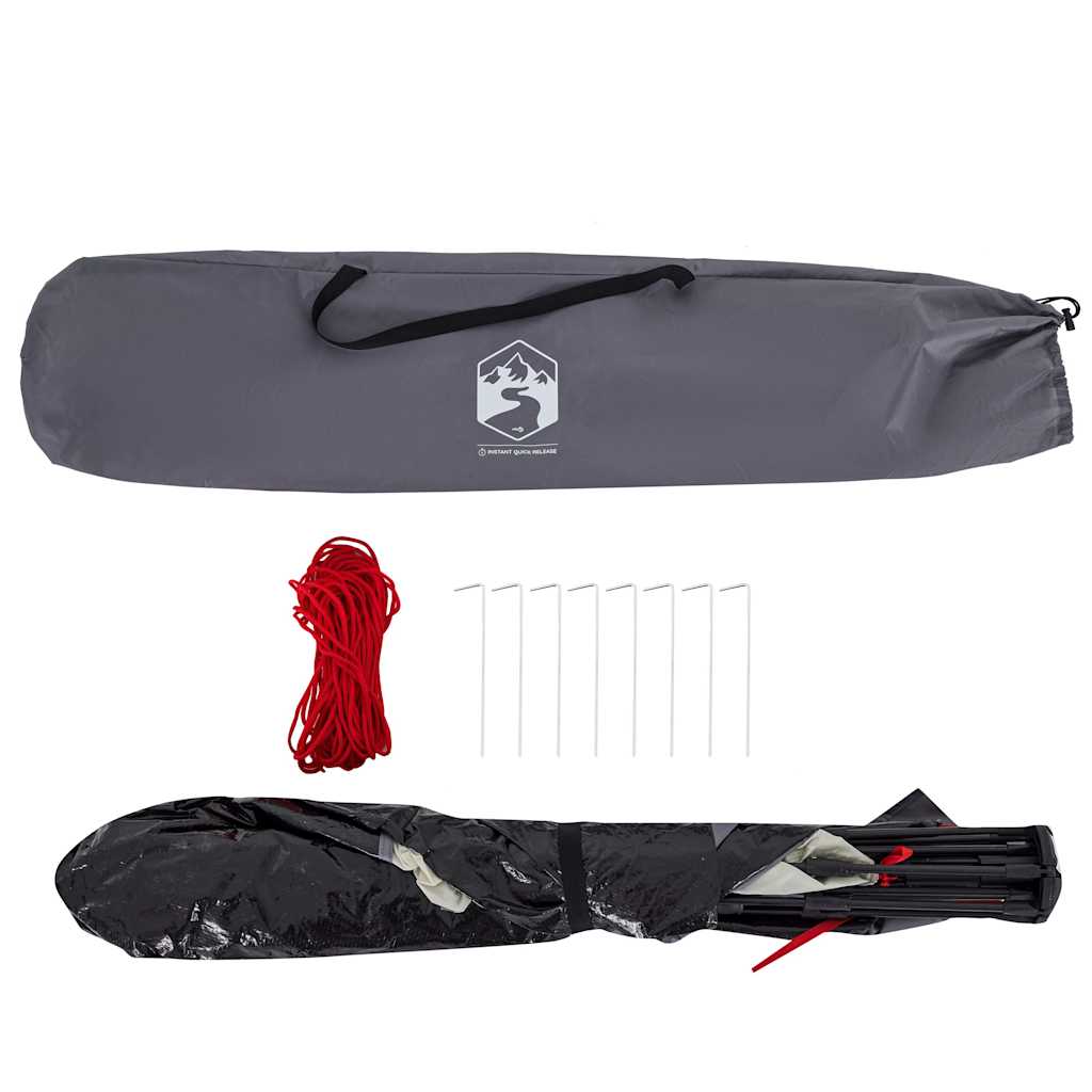 2-personers campingtelt vandtæt quick-release - grå, 1, x, x - number 10.