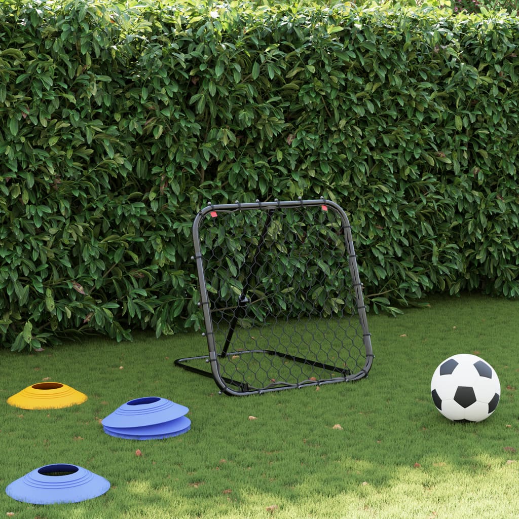 Rebounder 84x73x60-80 cm regolabile acciaio nero - number 3.