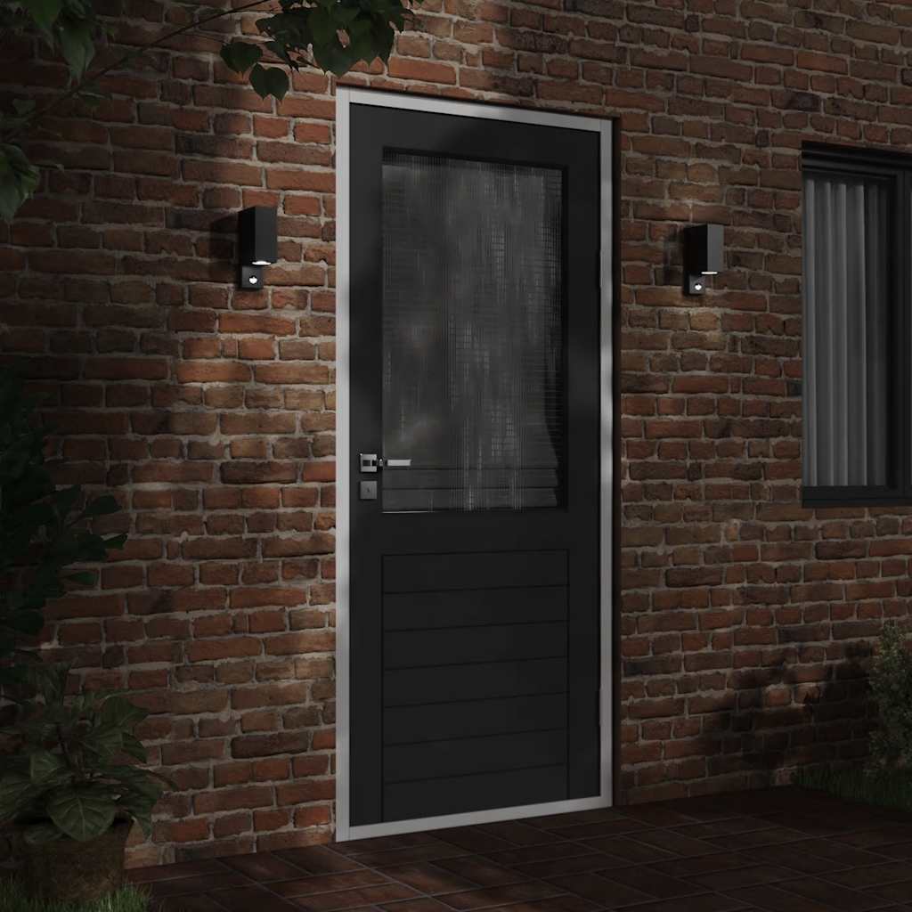 Pcs des lampes murales extérieures. capteurs pressés en aluminium noir - 2, 1, oui - number 3.