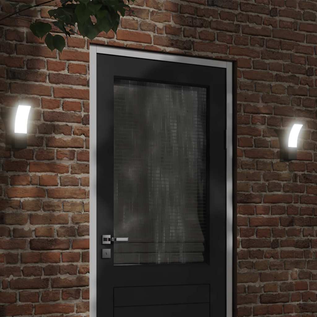 Outdoor led wall lamps pcs. die-cast aluminum - black, 2, 1, no - number 1.