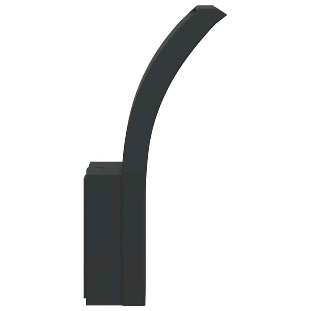 Appliques murales led d'extérieur pcs. aluminium moulé sous pression - noir, 2, 1, non - number 6.