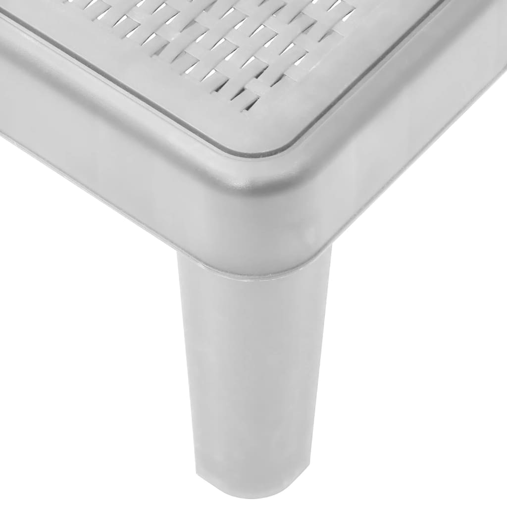 Ležaljka 155,5x57x28 cm polipropilen podesiva po visini - siva, 1, bez naslona za ruke - number 8.