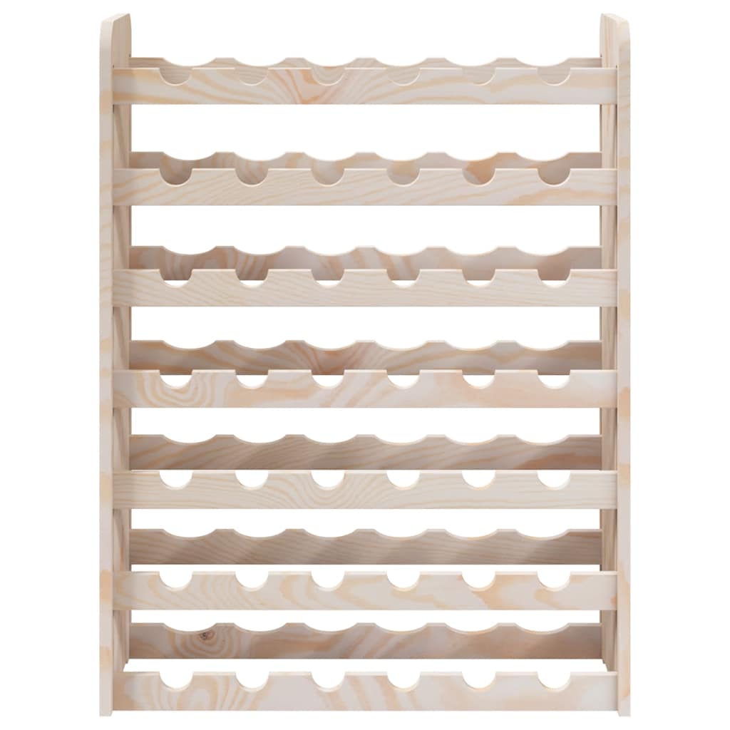 Vinreol 67,5x25x87 cm massivt fyrretræ - number 5.