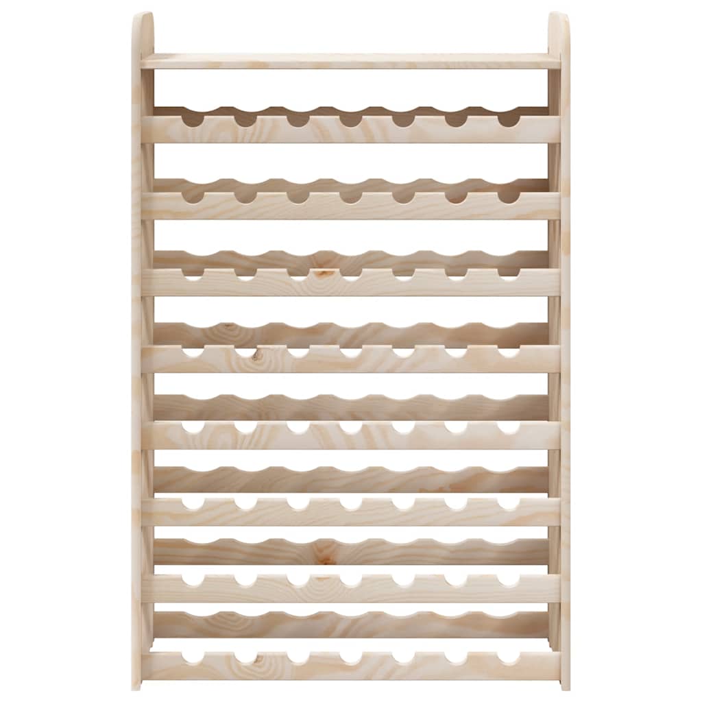 Stalak za vino s gornjom pločom 72,5x25x111,5 cm puna borovina - number 5.