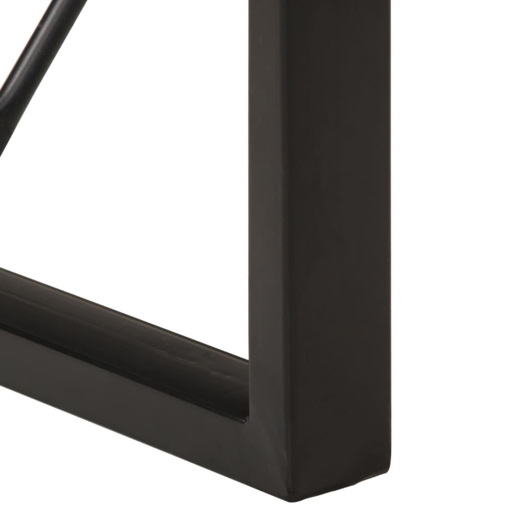 Stół jadalny 120x55x76 cm lite drewno mango surowe - number 5.