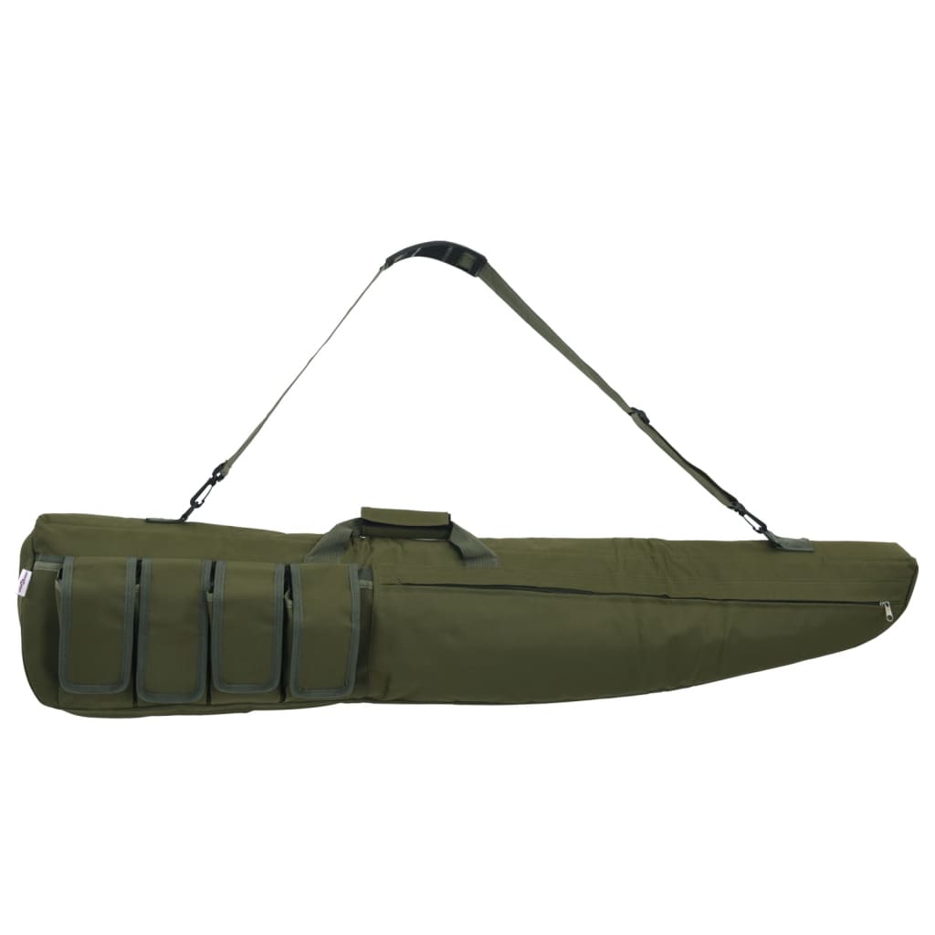Sac à fusil avec bandoulière 120 cm tissu oxford - vert, 120 x 25 x 7 cm, 1 - number 1.