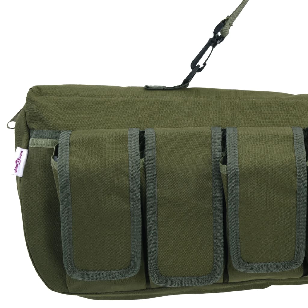 Sac à fusil avec bandoulière 120 cm tissu oxford - vert, 120 x 25 x 7 cm, 1 - number 4.