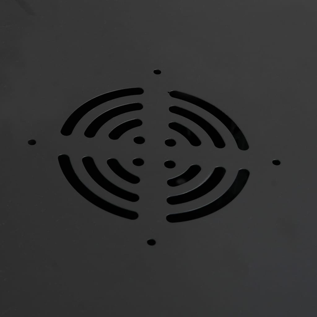 Zidni mrežni ormarić 53x40x30 cm 6u ip20 19" - crni, 530 x 400 x 300 mm - number 6.