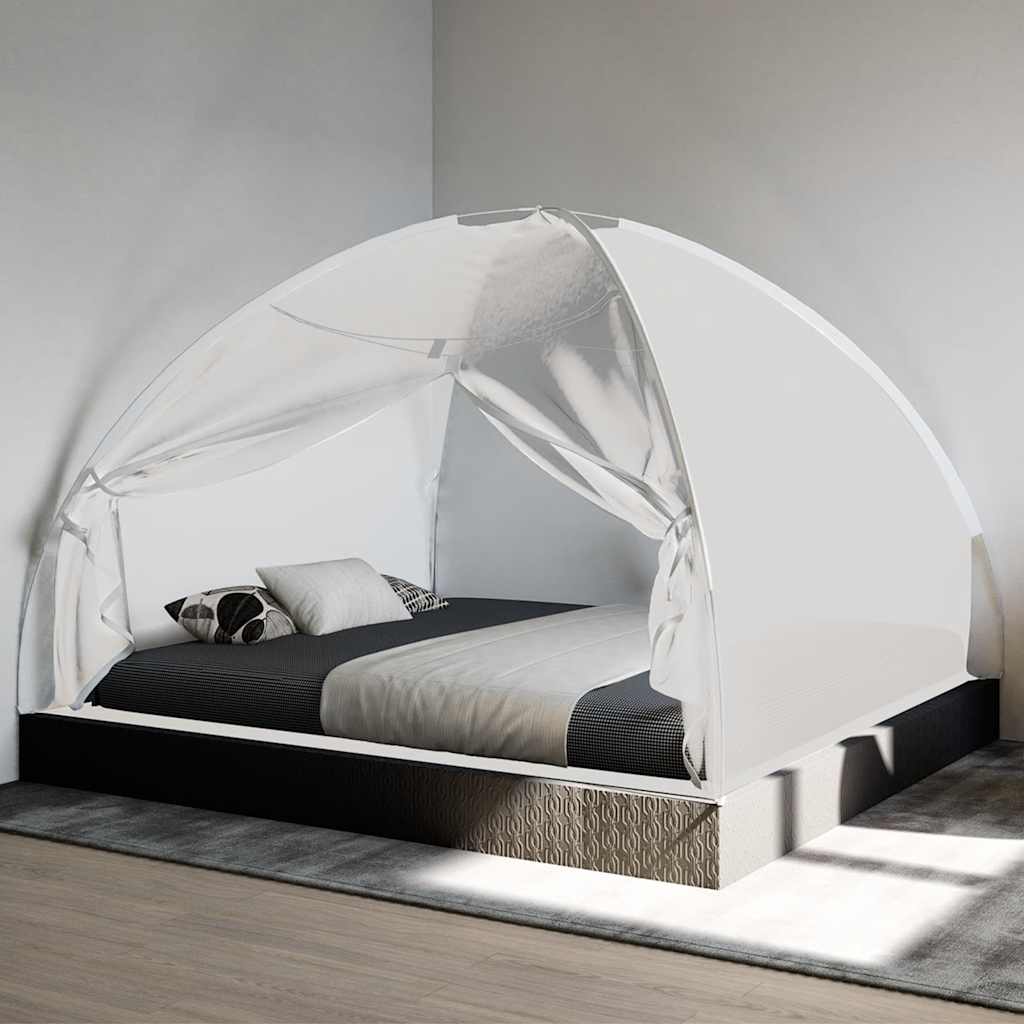 Komarnik sa žičanom mrežom za vrata - bijeli, 200 x 180 x 135 cm - number 3.