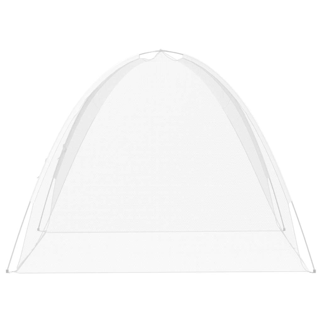 Komarnik sa žičanom mrežom za vrata - bijeli, 200 x 180 x 135 cm - number 5.