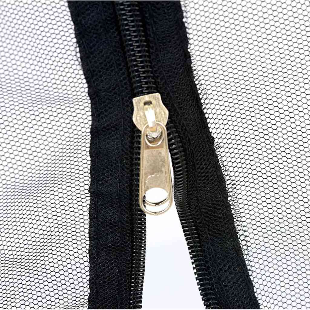 Komarnik za unutarnje i vanjske prostore 300x300x200 cm žičano pletivo - crni - number 7.