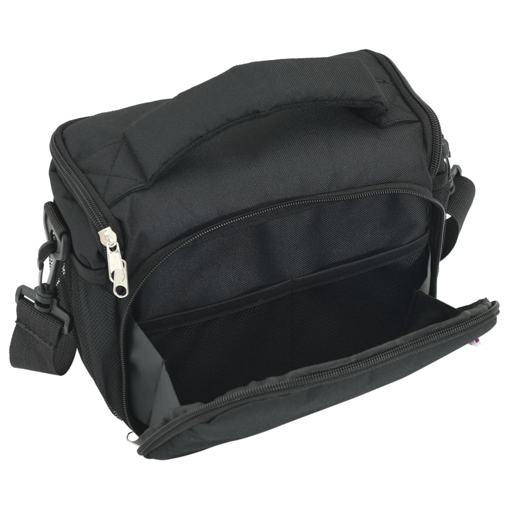 Borsa per macchina fotografica con copertura impermeabile in tessuto oxford nero - number 3.
