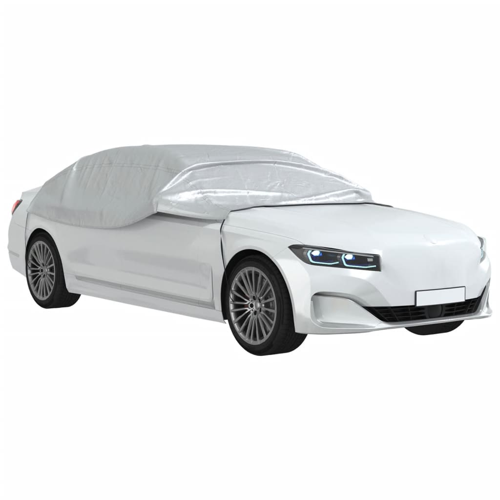 Halvt bilovertræk med kroge str. peva sølv - l, 1 - number 2.