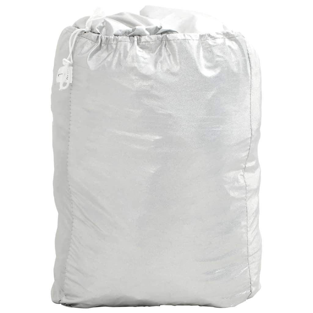 Halvt bilovertræk med kroge str. peva sølv - l, 1 - number 3.