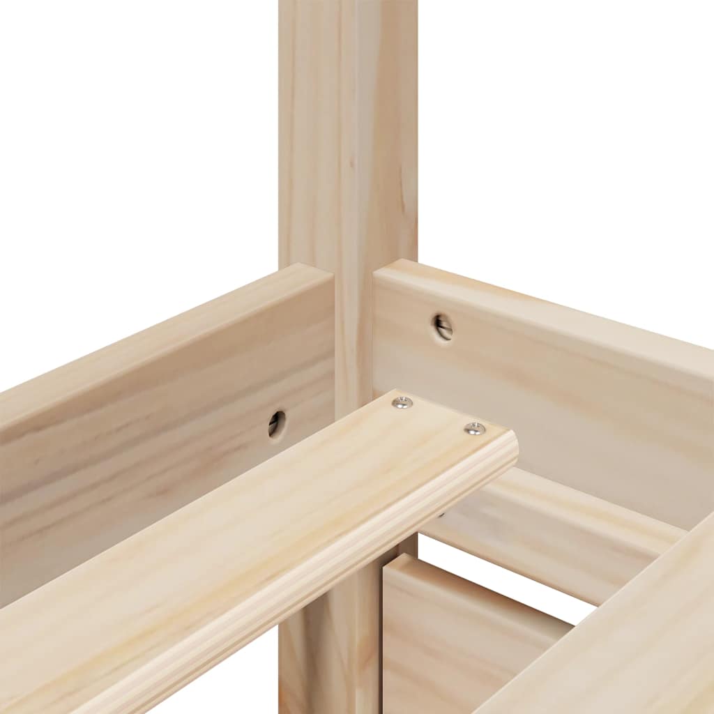 Sengeramme uten madrass heltre furu - naturfarge, 75 x 190 cm - number 8.