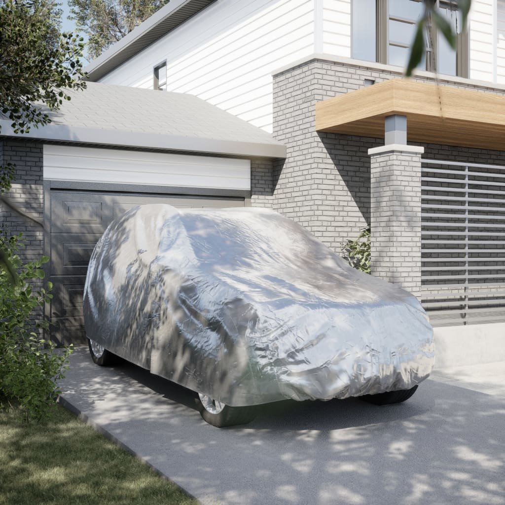 Bilovertræk til m. spændestropper str. sølv - l, 1, suv - number 1.