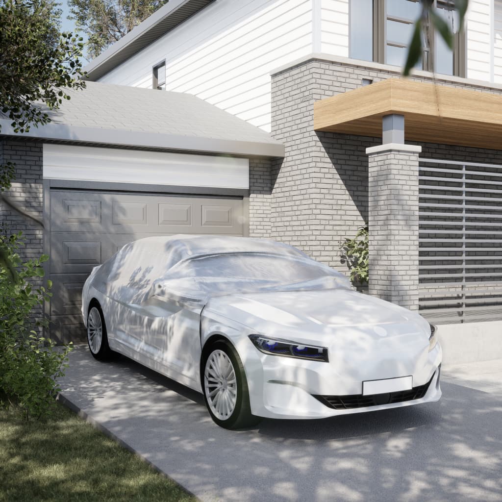 Halvt bilovertræk med kroge str. sølv - l, 1 - number 1.