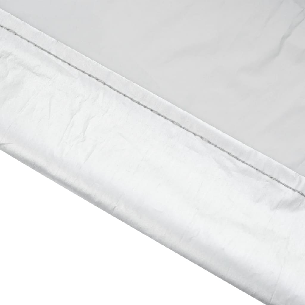 Halvt bilovertræk med kroge str. sølv - l, 1 - number 7.