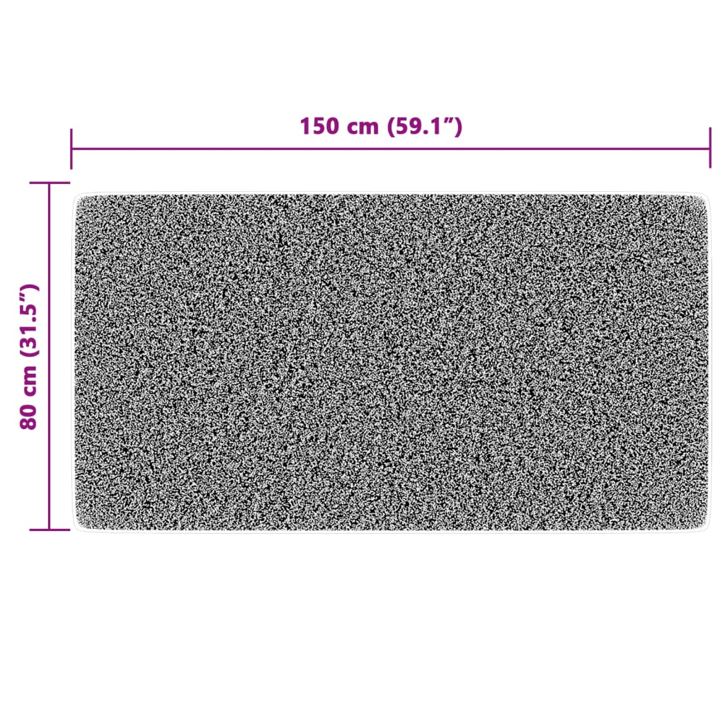 Tapis à l'intérieur / hors de non-glip court luv multicolor - arabe, 80 x 150 cm - number 7.