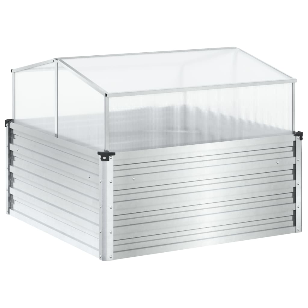 Kutija za sadnju sa staklenikom od korten čelika - number 8.