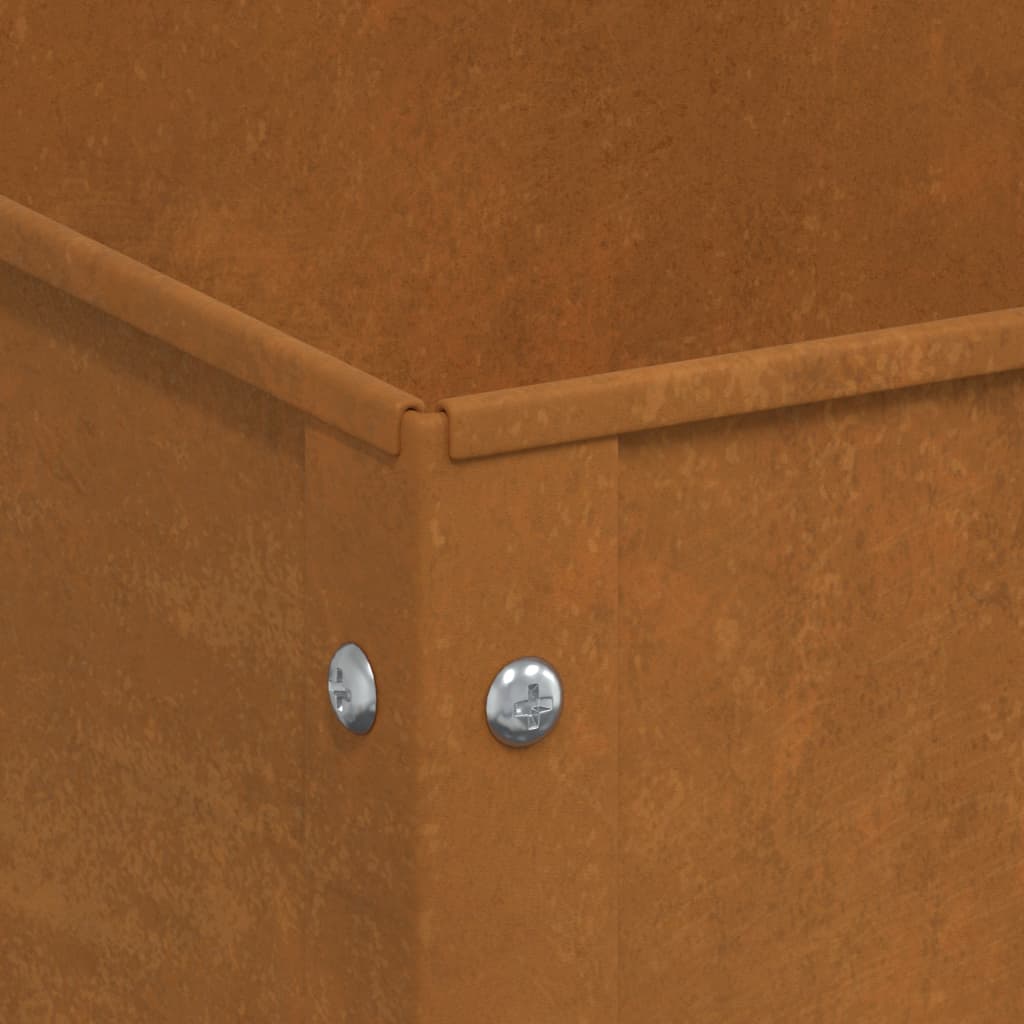 Sadilica 100,5x40,5x90 cm corten steel - number 9.