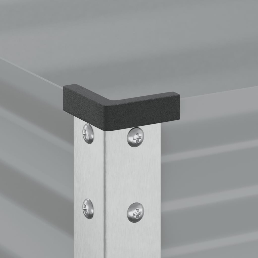 Žardinjera čelik - srebrna, 45 x 45 x 88 cm, 1 - number 7.