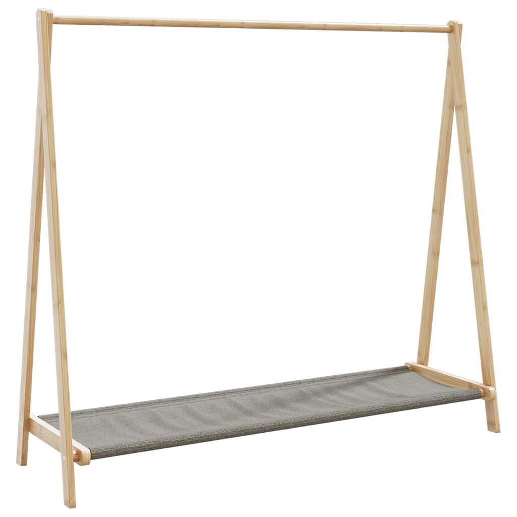 Clothes rack with shelves 106x34x102 cm - 1, without wheels, fabric - number 1.