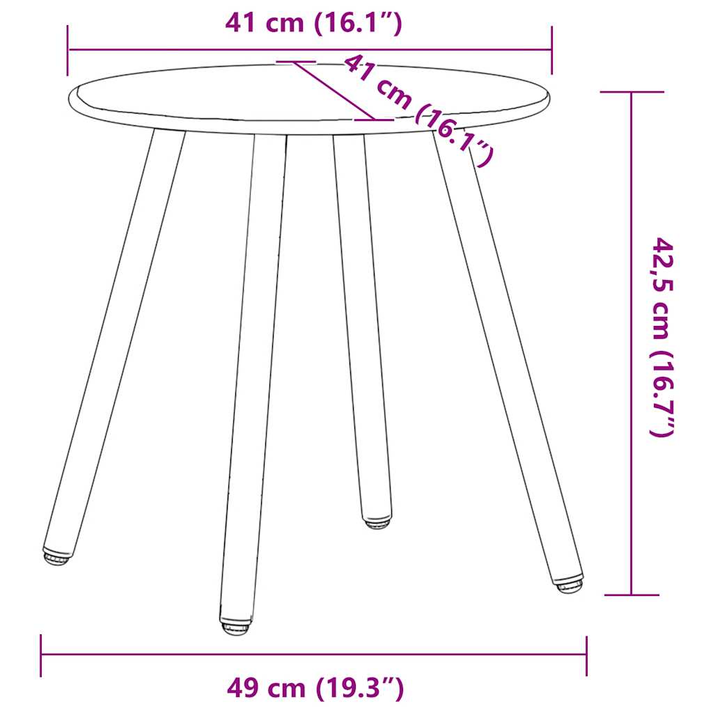 Garden stolica set 3 pcs. polyrattan crna - number 12.