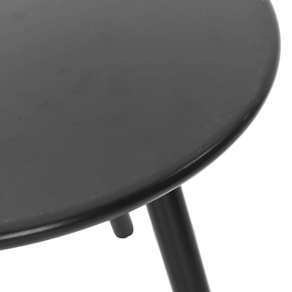 Garden stolica set 3 pcs. polyrattan crna - number 10.