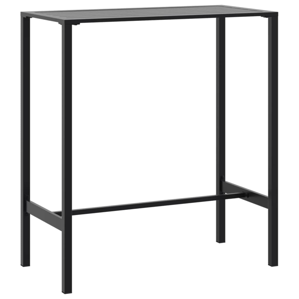 Barbord pulverlakeret stål sort - 100 x 50 x 110 cm, 1 - number 2.