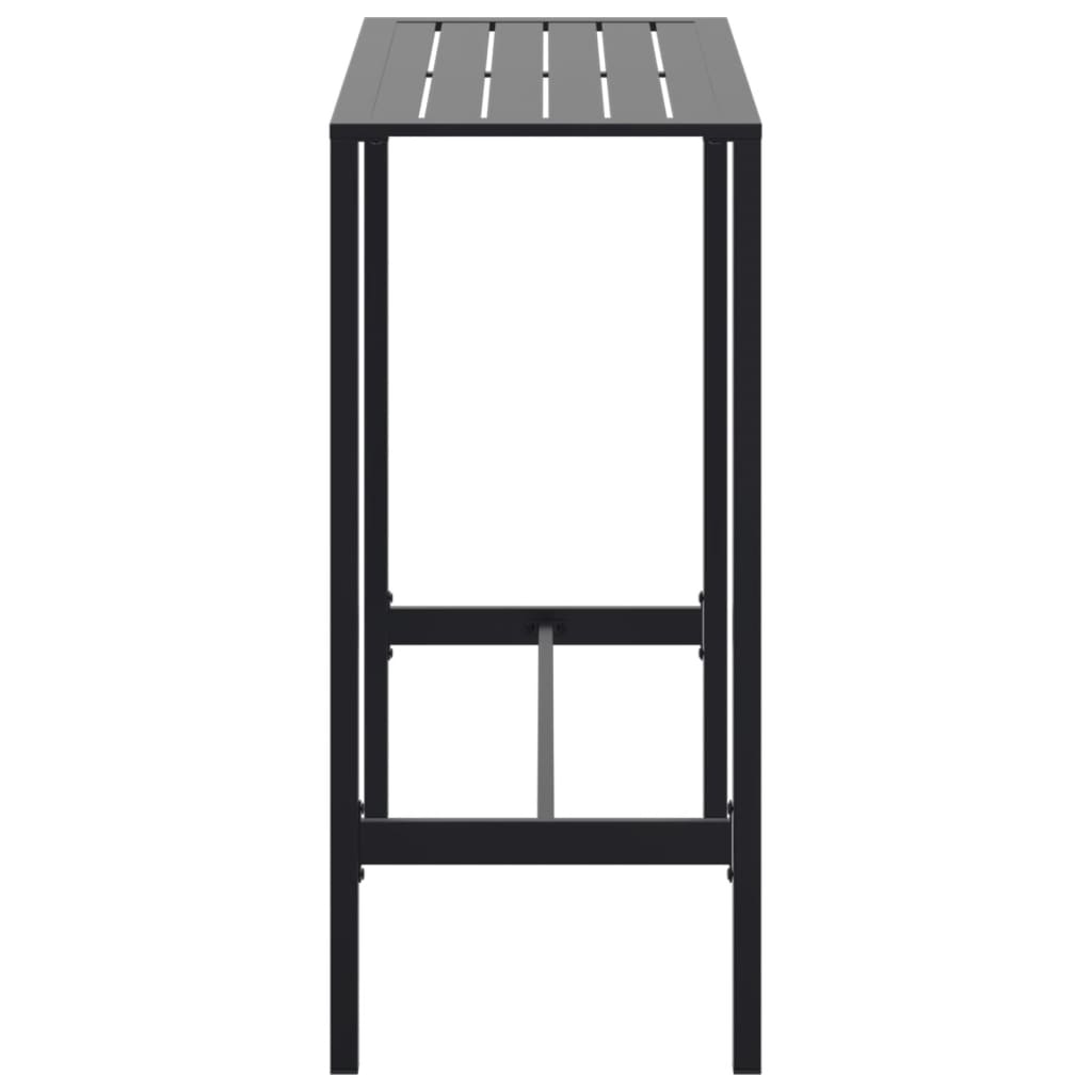 Barbord pulverlakeret stål sort - 100 x 50 x 110 cm, 1 - number 5.