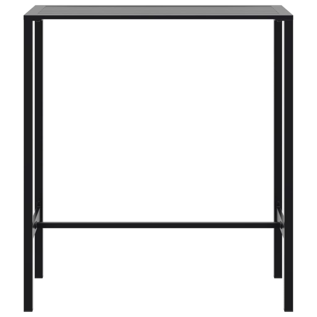 Barbord pulverlakeret stål sort - 100 x 50 x 110 cm, 1 - number 4.