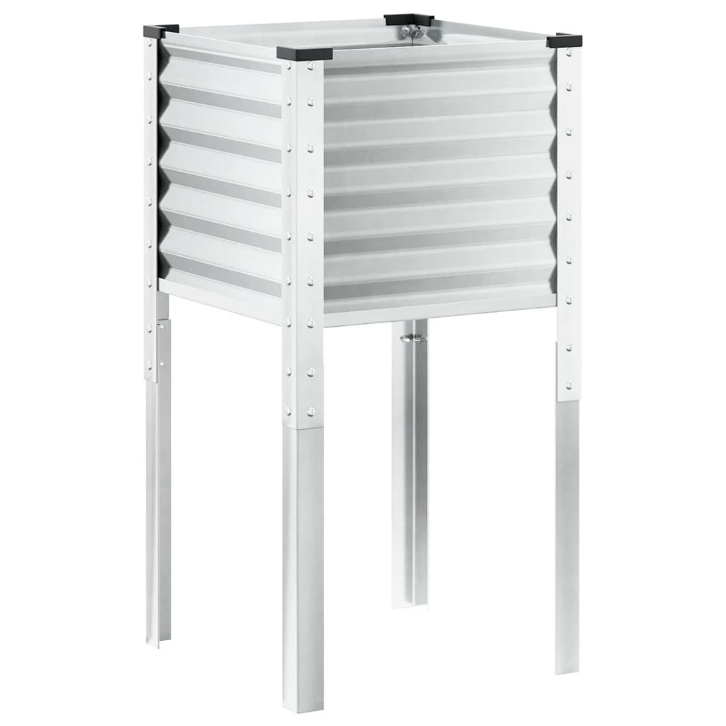 Plantekasse cortenstål - forvitret stål/brun, 45 x 45 x 88 cm, 1 - number 8.