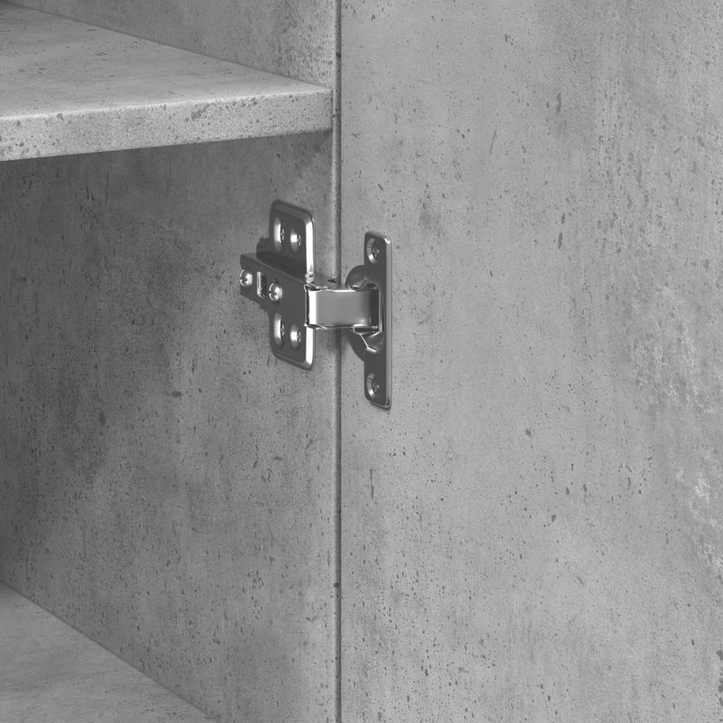 Højskab 40x42,5x185 cm konstrueret træ - betongrå, 1 - number 8.