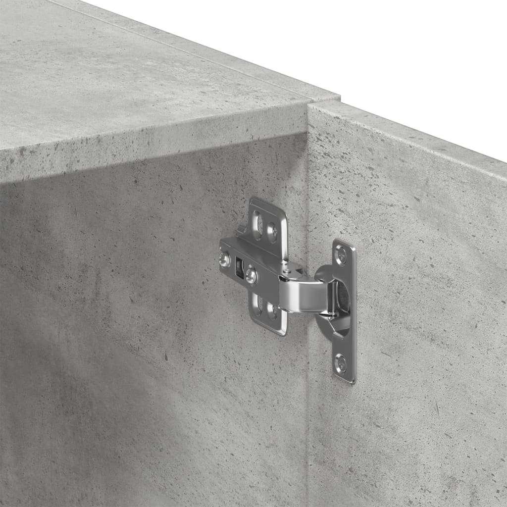 Skab 80x42,5x225 cm konstrueret træ - betongrå, 1 - number 11.