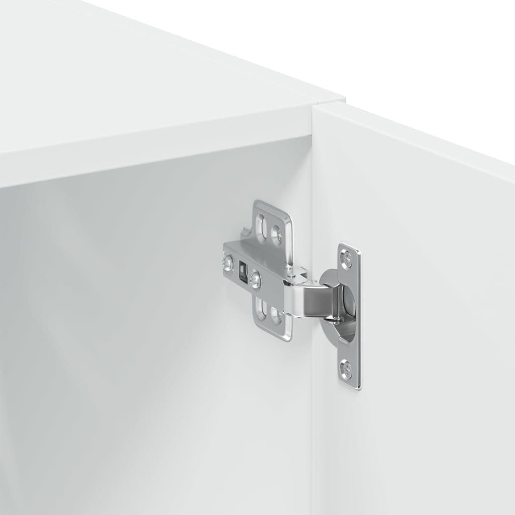 Skap 80x42,5x249 cm konstruert tre - hvit, 1 - number 9.