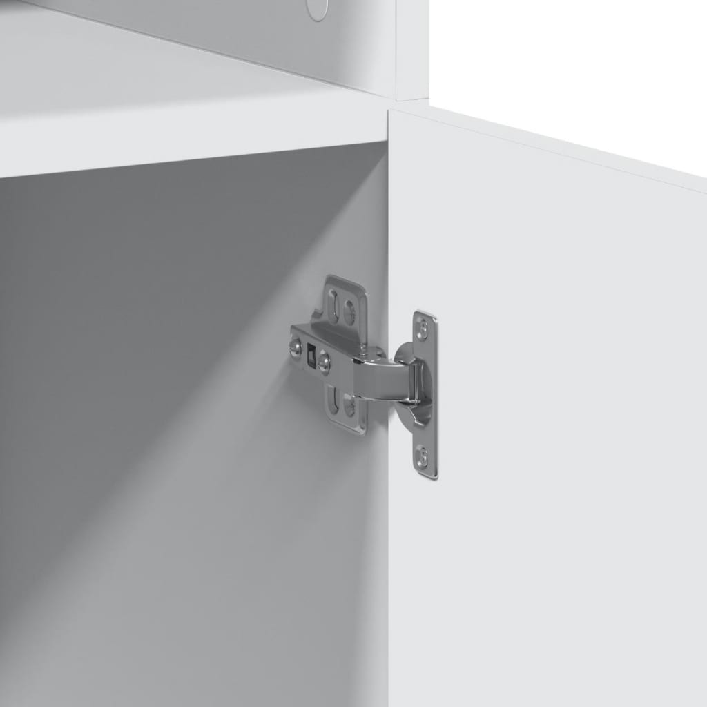 Skap 80x42,5x249 cm konstruert tre - hvit, 1 - number 10.