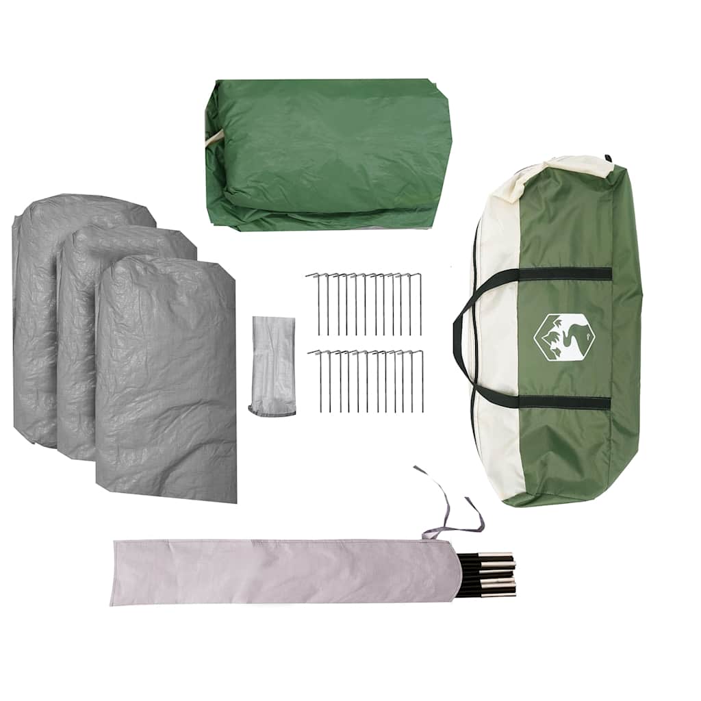 8 -person dome -tent waterdicht -groen, 1, x, x - number 12.