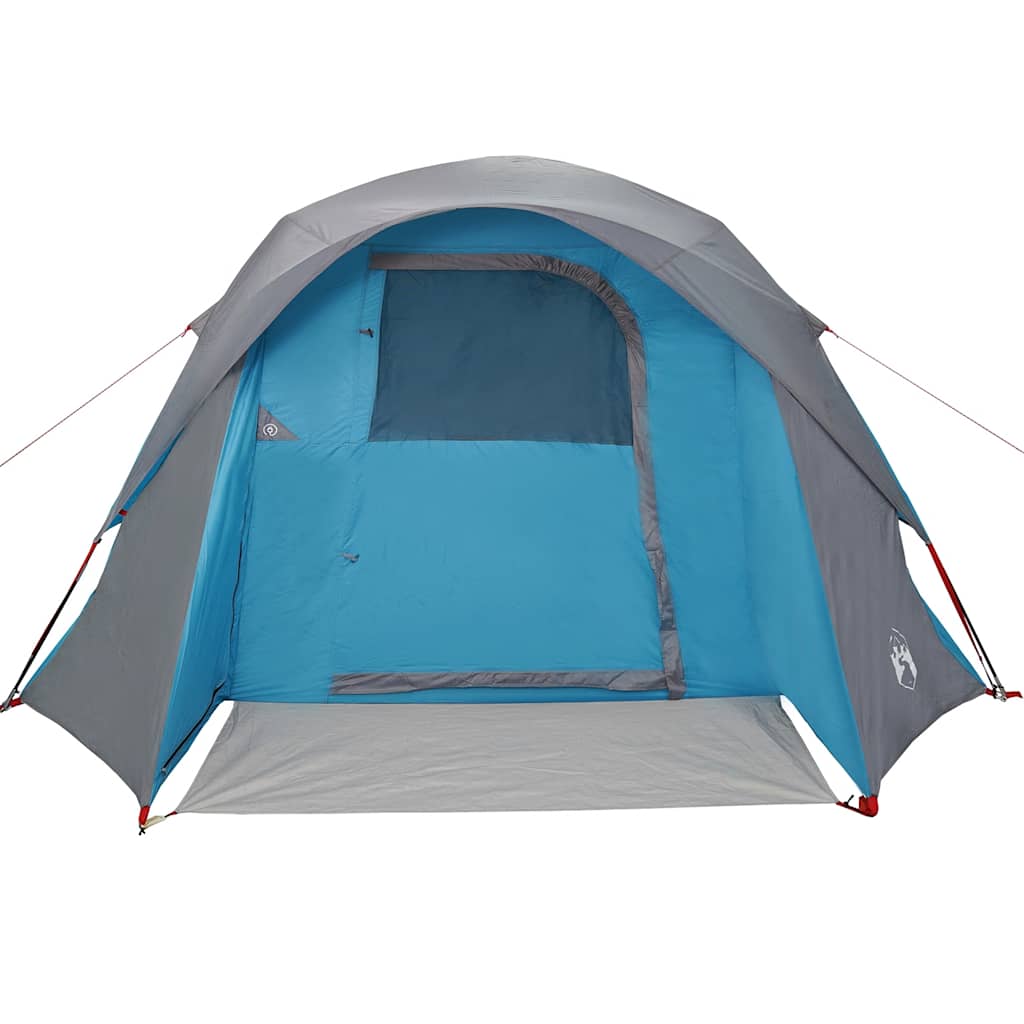 6 -person's family tent waterdicht - blauw, 1, x, x - number 6.