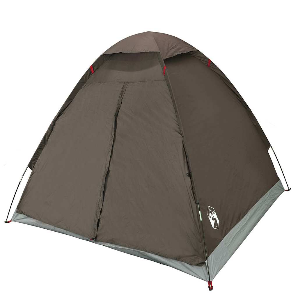 Camping -tent waterdichte koepel - bruin, 2 -persoons, 1, x - number 5.