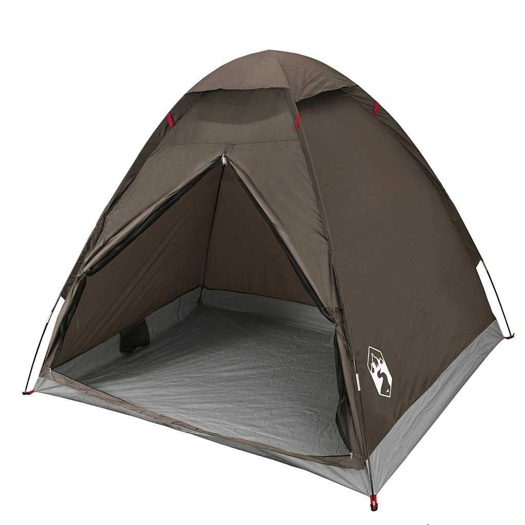 Camping -tent waterdichte koepel - bruin, 2 -persoons, 1, x - number 4.