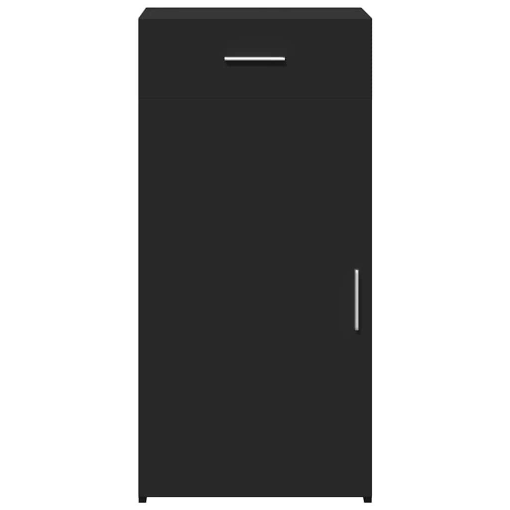 Skab 45x42,5x93 cm konstrueret træ - sort, 1 - number 4.