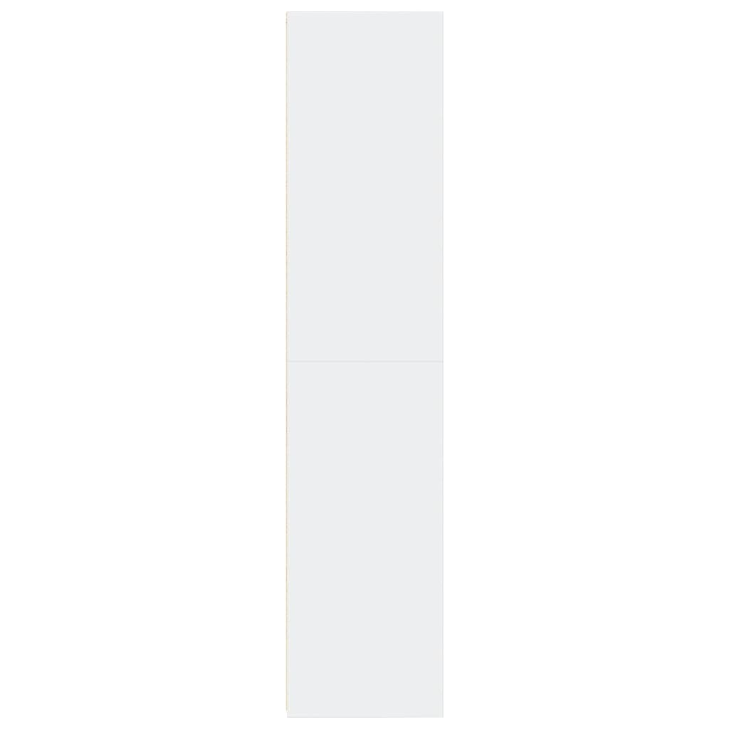 Bokhylle 30x41x185 cm konstruert tre - hvit, 1 - number 5.