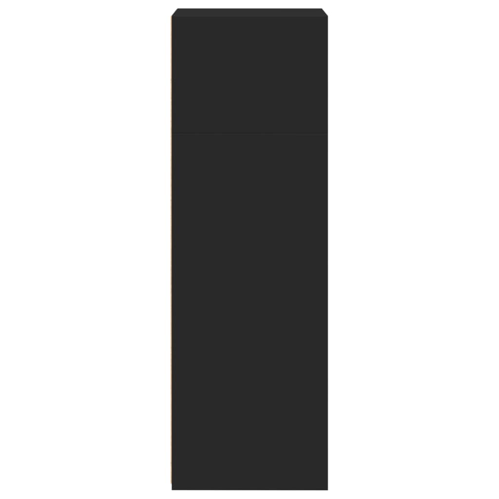 Hylle 45x41x124 cm konstruert tre - svart, 1 - number 5.