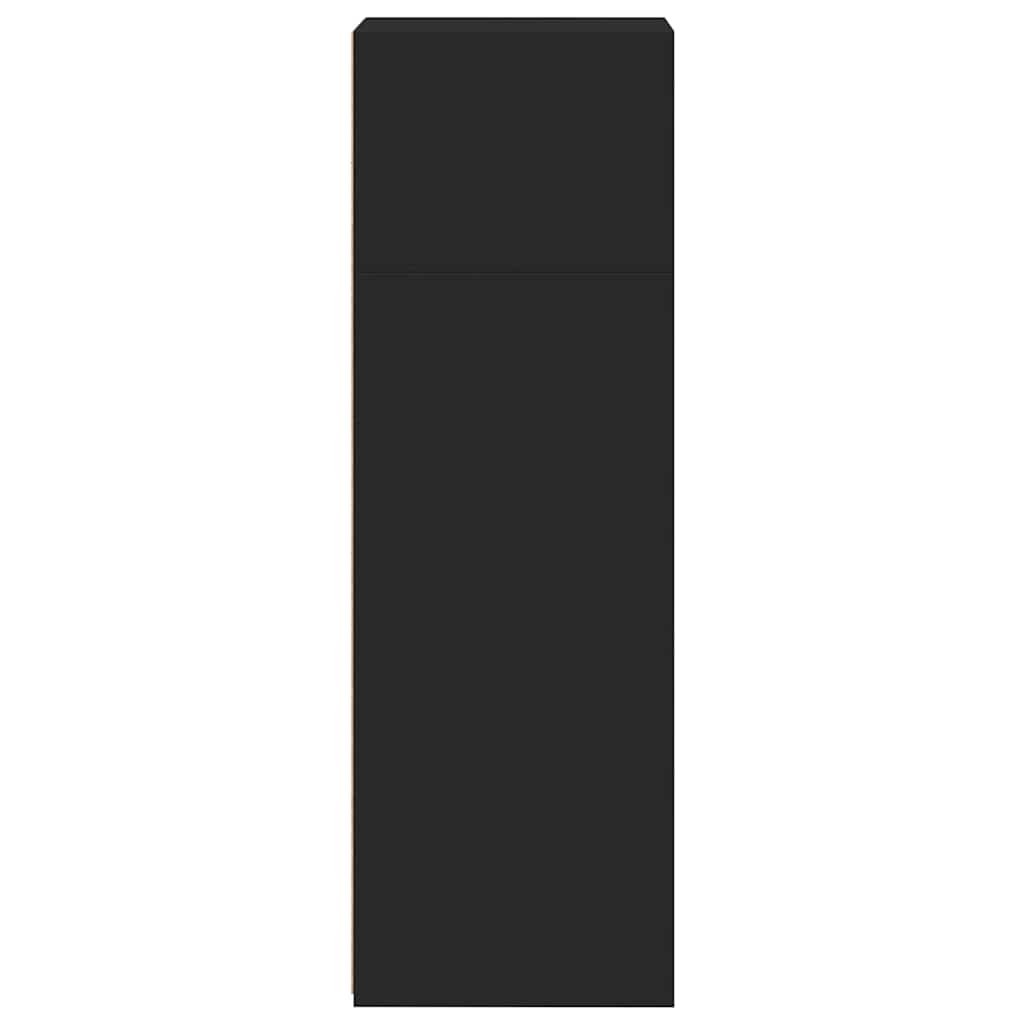 Hylle 40x41x124 cm konstruert tre - svart, 1-1 - number 5.